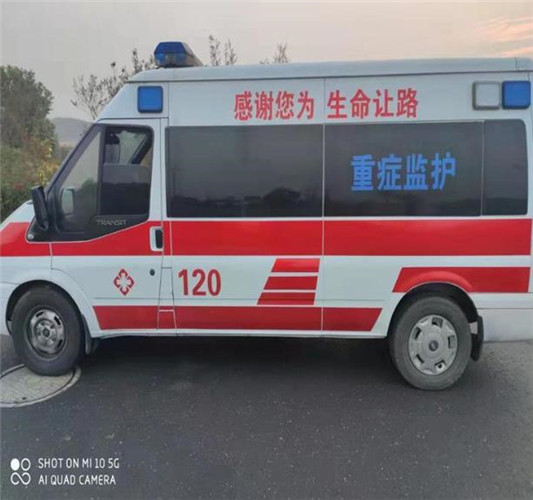 金东救护车出租服务案例3